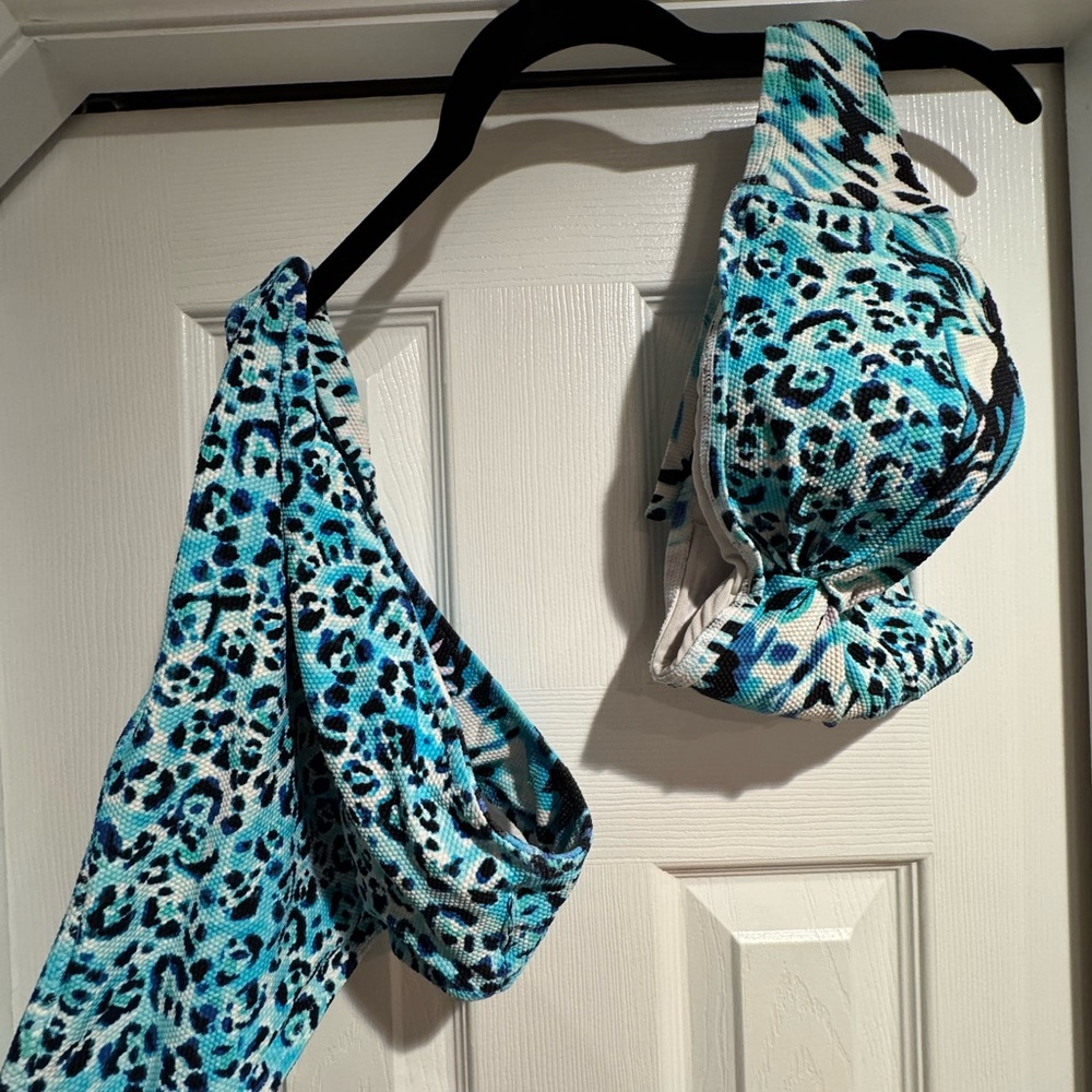 Tommy Bahama Blue Leopard Bikini
